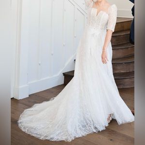 Wedding Dress - gem details